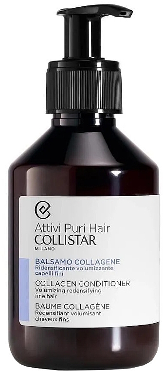 Collagen Hair Volume Conditioner - Collistar Attivi Puri Hair Collagen Conditioner — photo N1