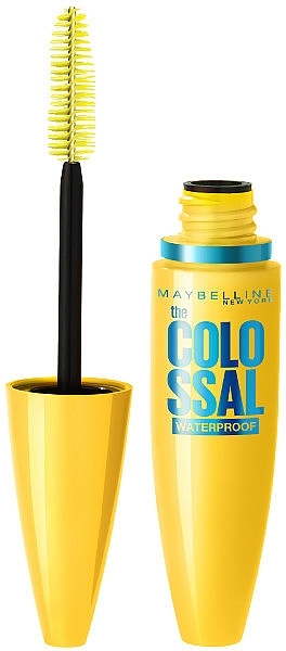 Waterproof Mascara - Maybelline Colossal Waterproof 100% Black — photo N2