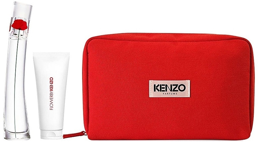 Set (edp/50ml+b/loc/75ml) - Kenzo Flower by Kenzo Eau de Parfum — photo N1