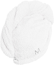 Hair Turban Towel, White - MakeUp — photo N3