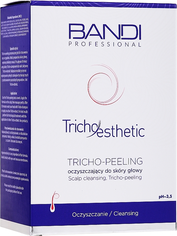 Scalp Cleansing Tricho-Peeling ph-3.5 - Bandi Professional Tricho Esthetic Scalp Cleansing Tricho-Peeling — photo N2