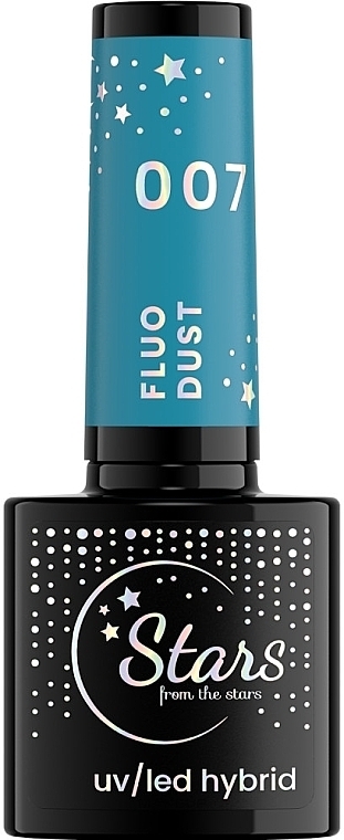 Hybrid Nail Polish - Stars from The Stars Fluo Dust UV/LED Hybrid — photo N1