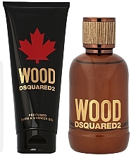 Dsquared2 Wood Pour Homme - Set (edt/100ml + sh/gel/100ml + card/case/1pcs)  — photo N2