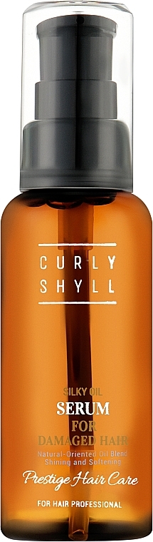 GIFT! Serum for Hair with Silk Proteins - Curly Shyll Silky Oil Serum — photo N1