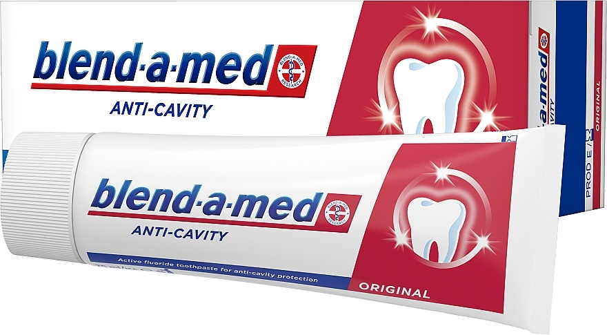 Toothpaste "Anti-Caries" - Blend-a-med Anti-Cavity Original Toothpaste — photo N4