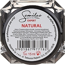 Fragrances, Perfumes, Cosmetics Builder Gel - Semilac UV Gel Expert Natural