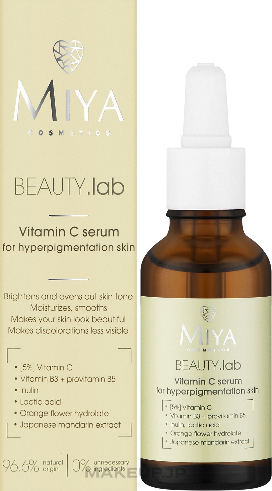 Vitamin C Face Serum - Miya Cosmetics Beauty Lab Serum With Vitamin C — photo 30 ml