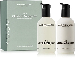 Set - Marie-Stella-Maris №12 Objets d'Amsterdam Body Gift Set (sh/gel/300ml + b/lot/300ml) — photo N1