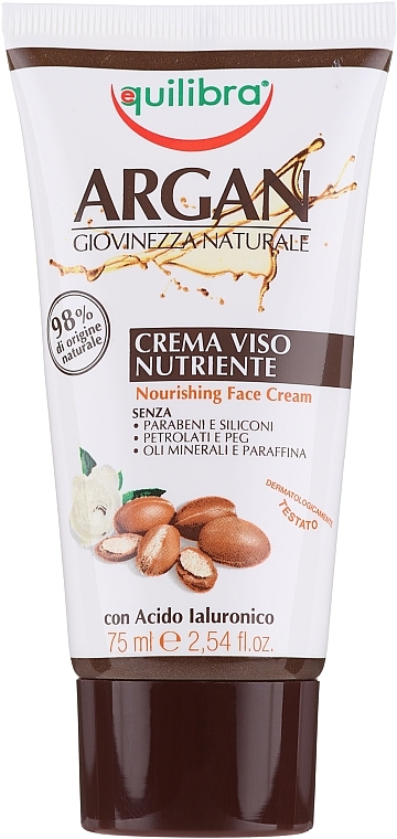 Equilibra - Argan (cr/75ml + f/wipes/25pcs) — photo N2