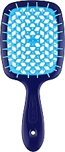 Hair Brush 86SP234 VIT, purple and blue - Janeke Small Superbrush — photo N1