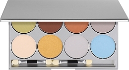 Fragrances, Perfumes, Cosmetics Eyeshadow Palette - Kryolan Dermacolor Light Eye Shadow Palette 8 Colors