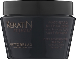 Fragrances, Perfumes, Cosmetics Repair Damaged Hair Mask - Phytorelax Laboratories Keratina Deep Reconstructor Mask