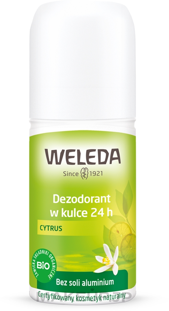 Roll-on Deodorant "Citrus" - Weleda Citrus 24h Deo Roll-On — photo 50 ml