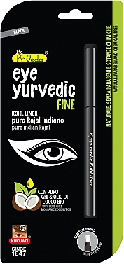 Himalaya dal 1989 Ayurvedic Line Fine Kajal Liner - Eyeliner Pencil — photo N1