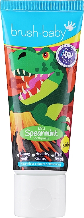 Kids Toothpaste "Spearmint", 6+ years - Brush-Baby Toothpaste — photo N1
