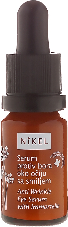 Anti-Wrinkle Eye Serum with Immortelle Flower Extract - Nikel Anti-Wrinkle Eye Serum — photo N2