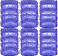 Fragrances, Perfumes, Cosmetics Soft Velcro Curlers, d40 mm, blue, 12 pieces - Xhair