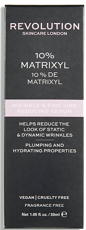 Anti Minor Wrinkle Serum - Makeup Revolution Skincare Wrinkle and Fine Line Reducing Serum 10% Matrixyl  — photo N2