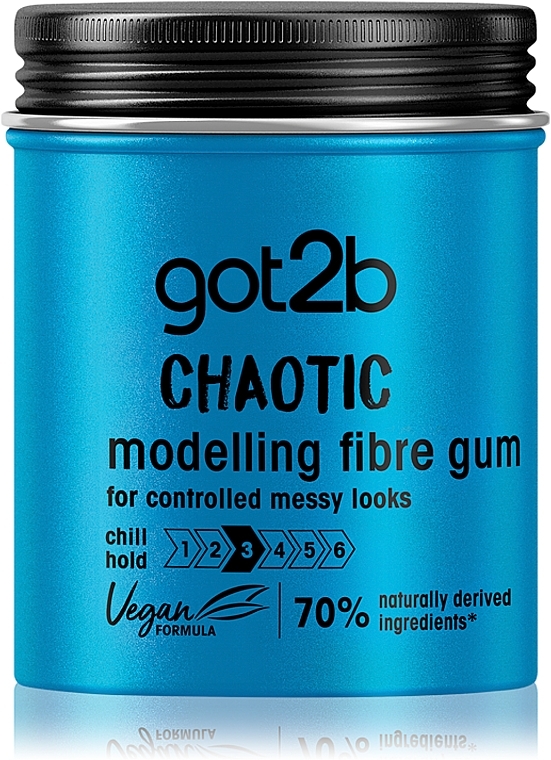 Hair Paste "Matte" - Schwarzkopf Got2b Chaotic Gum — photo N8