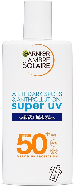 Face Fluid - Garnier Ambre Solaire Sensitive Advanced Face UV Face Fluid SPF50+ — photo N1