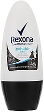 Roll-on Deodorant "Invisible Aqua" - Rexona Deodorant Roll — photo N1