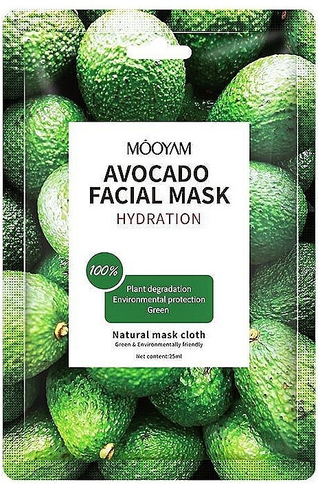 Avocado Sheet Mask - Mooyam Avocado Facial Mask — photo N1