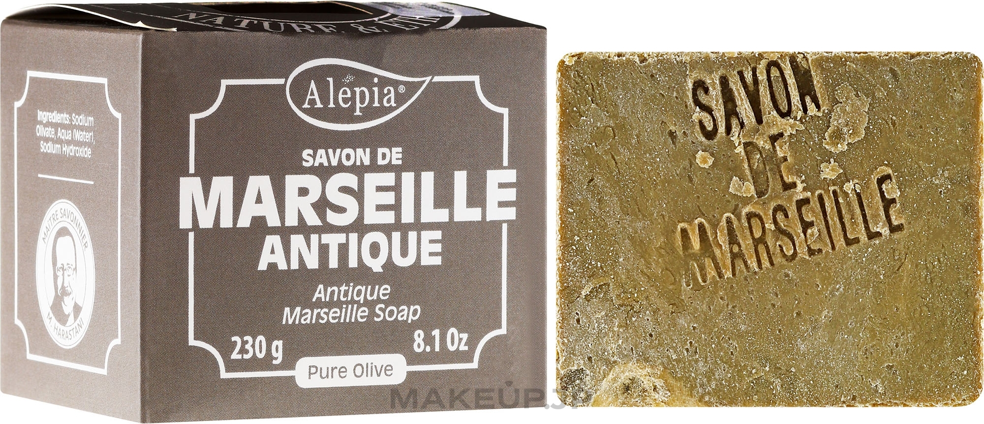 Olive Oil Soap - Alepia Soap  — photo 230 g