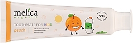 Kids Peach Toothpaste - Melica Organic Toothpaste For Kids Peach — photo N3