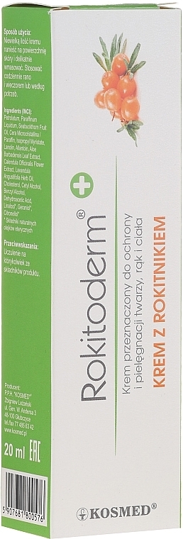 Sea Buckthorn Skin Care Cream - Kosmed Rokitoderm — photo N1