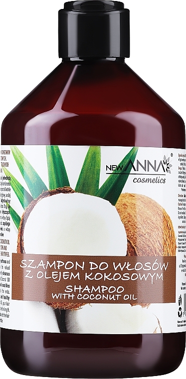 Coconut Oil Shampoo - New Anna Cosmetics Hair Shampoo With Coconut Oil — photo N1