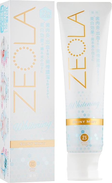 Shiny Mint Toothpaste - Zettoc Zeola White Shiny Mint — photo N4