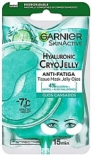 Anti-fatigue Eye Patches for Tired Skin - Garnier Skin Active Hyaluronic Cryo Jelly — photo N2