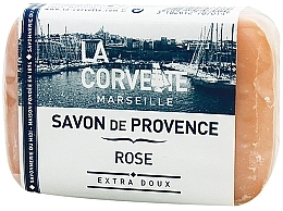 Fragrances, Perfumes, Cosmetics Provencal Soap "Rose" - La Corvette Provence Soap Rose