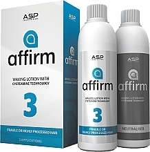 Cesteamine Perm for Damaged & Bleached Hair - ASP Affirm Perm with Cysteamine Technology 3 (lot/2x210ml) — photo N1