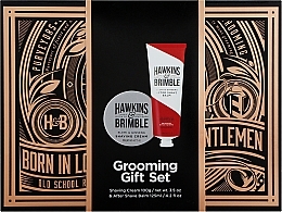 Shaving Gift Box - Hawkins & Brimble Shaving Gift Box (shaving/cr/100ml + ash/balm/125ml) — photo N1