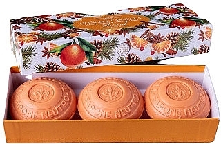 Orange & Cinnamon Soap Set - Gori 1919 Floreal (soap/3 x 150 g) — photo N2