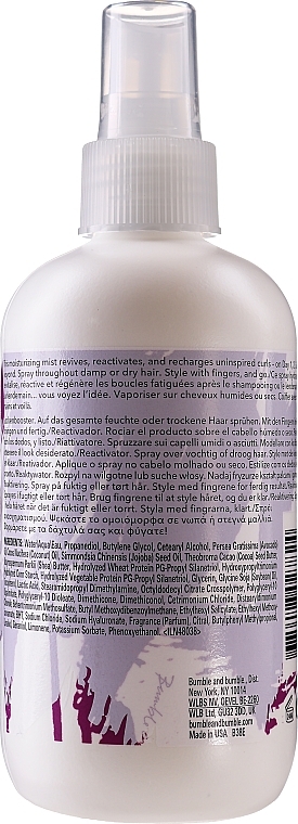 Styling Hair Spray - Bumble and Bumble Curl Reactivator — photo N2