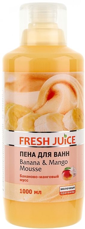 Bubble Bath - Fresh Juice Banana and Mango Mousse — photo N1