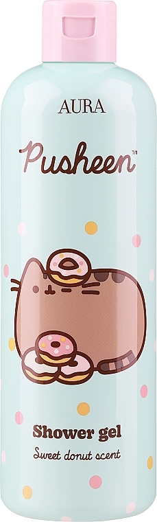 Sweet Donut Shower Gel - Aura Cosmetics Pusheen Shower Gel Sweet Donut Scent — photo N1