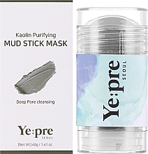 Face Mask Stick - Yepre Kaolin Purifying Mud Stick Mask — photo N2