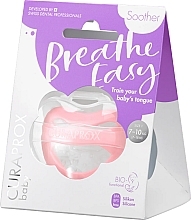 Baby Soother with Storage Case, Age 1- 2.5, Size 1, Pink - Curaprox Baby Soother Breathe Easy — photo N5