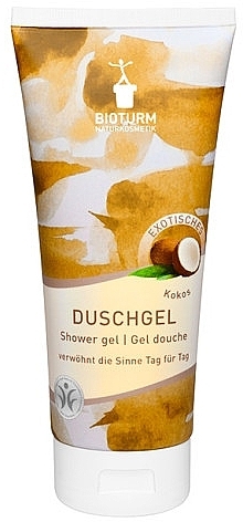 Shower Gel "Coconut" - Bioturm Coconut Shower Gel No.74 — photo N1