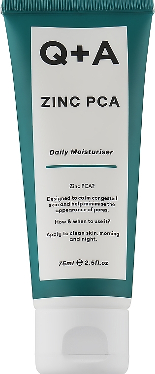 Moisturizing Face Cream - Q+A Zinc PCA Daily Moisturiser — photo N1