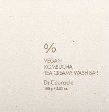 Kombucha Tea Face & Body Cream Soap - Dr. Ceuracle Vegan Kombucha Tea Creamy Wash Bar — photo N1