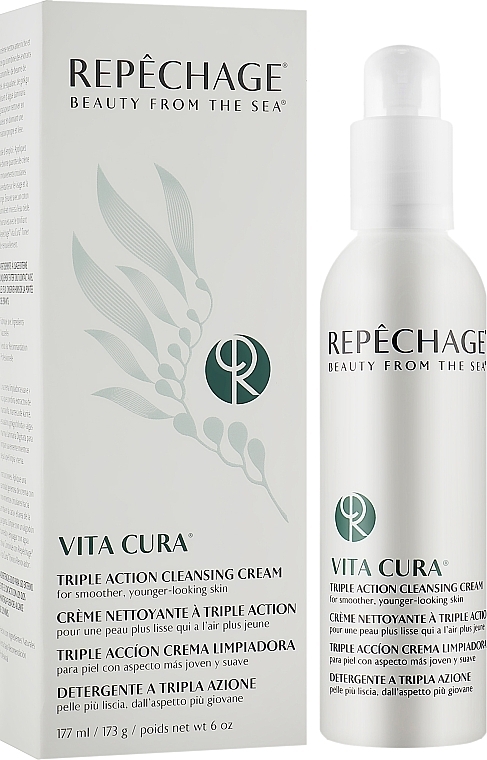 Triple Action Cleansing Cream - Repechage Vita Cura Triple Action Cleansing Cream — photo N2