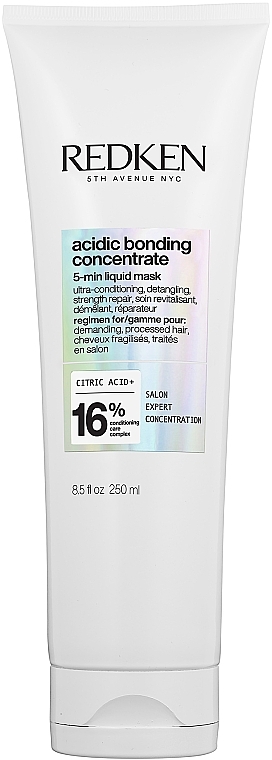 Intensive Nourishing Hair Mask - Redken Acidic Bonding Concentrate 5-Min Liquid Mask — photo N1