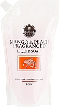 Fragrances, Perfumes, Cosmetics Mango & Peach Liquid Soap - Federico Mahora Smart & Clean Liquid Soap Mango & Peach (doypack)