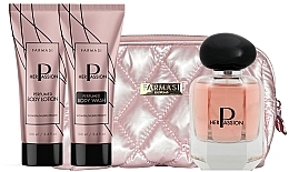 Fragrances, Perfumes, Cosmetics Farmasi Her Passion Gift Set - Set (edp/60ml + sh/gel/100ml + b/lot/100ml + bag/1pcs)