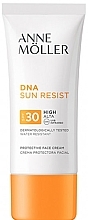 Fragrances, Perfumes, Cosmetics Facial Sun Cream - Anne Moller DNA Sun Resist Protective Face Cream SPF30+