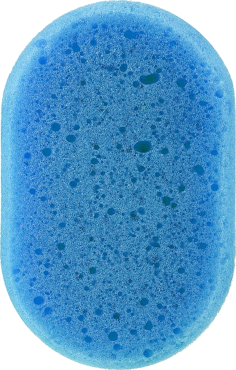 Oval Shower Sponge, blue - LULA — photo N1